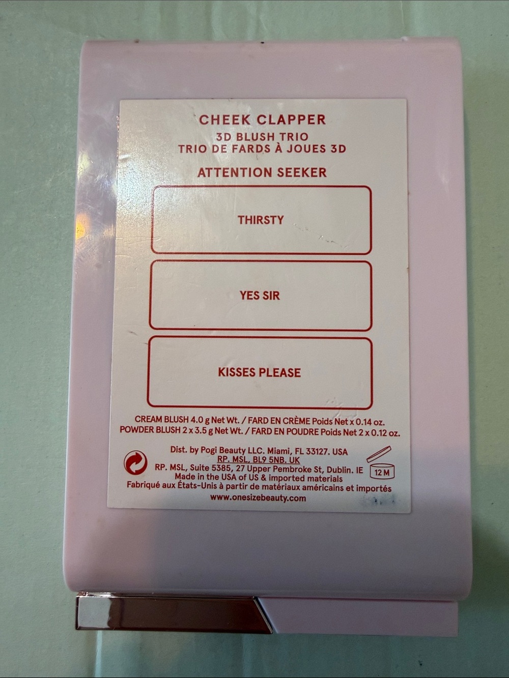 ONE/SIZE BY PATRICK STARRR- Cheek Clapper 3D Blush Trio Palette-Attention Seeker - Picture 5 of 6